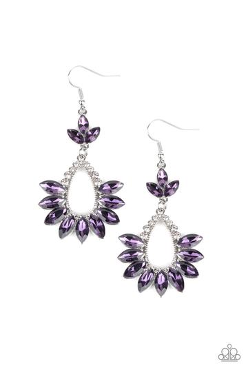 Paparazzi Extra Exquisite - Purple Earrings