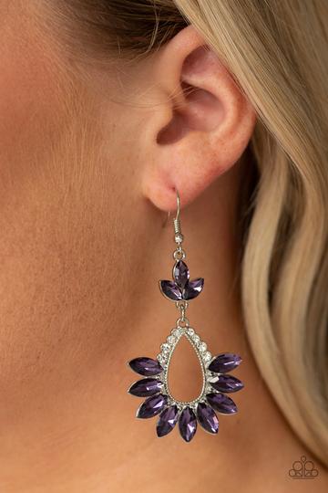 Paparazzi Extra Exquisite - Purple Earrings