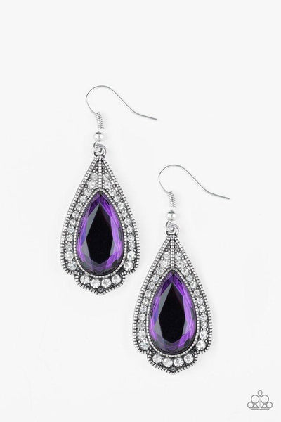 Paparazzi Superstar Stardom - Purple Earrings