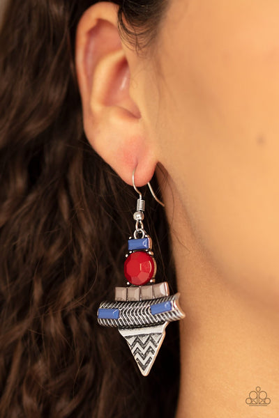 Paparazzi Tribal Terrain - Multi Earrings