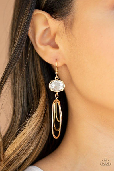 Paparazzi Drop-Dead Glamorous - Gold