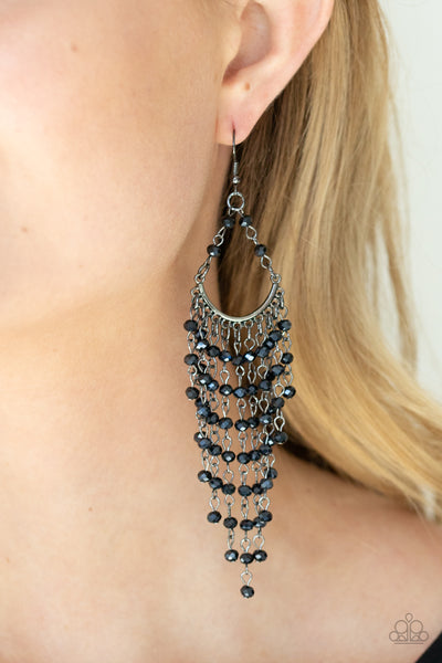Paparazzi Metro Confetti - Blue Earrings