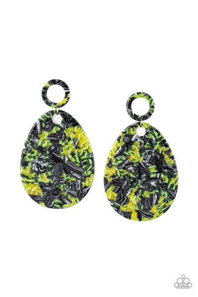 Paparazzi Retro-politan - Multi Earrings