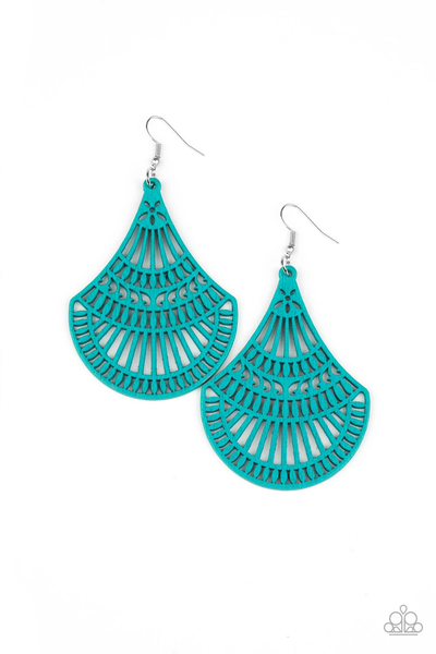 Paparazzi Tropical Tempest - Blue Earrings