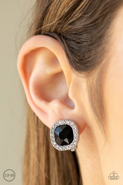 Paparazzi Bling Tastic! - Black Earrings