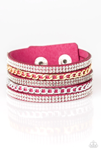 Paparazzi Fashion Fiend - Pink Bracelet