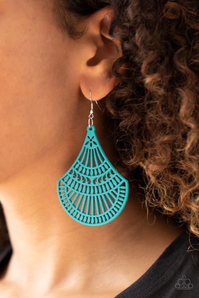 Paparazzi Tropical Tempest - Blue Earrings