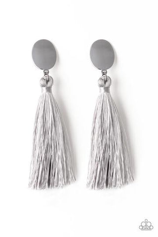 Paparazzi Va Va PLUME - Silver - Gray