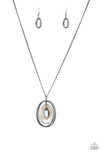 Paparazzi Classic Convergence - Black Necklace