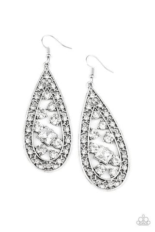 Paparazzi Drop-Dead Dazzle - White