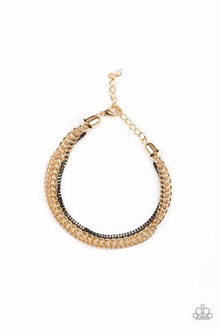 Paparazzi Industrial Icon - Gold