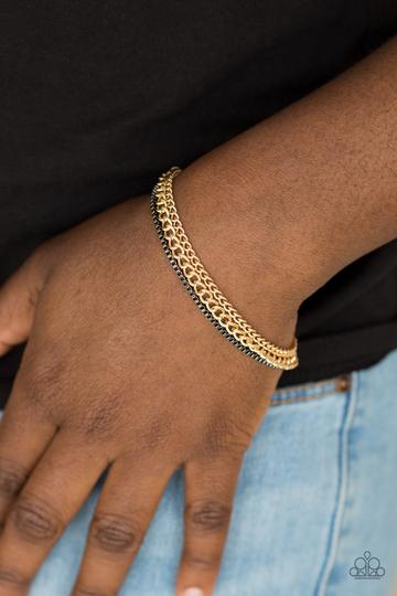 Paparazzi Industrial Icon - Gold