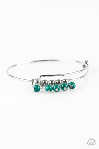 Paparazzi All Roads Lead To ROAM - Green Bracelet
