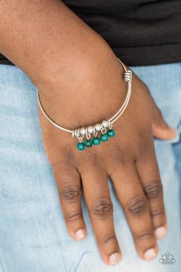 Paparazzi All Roads Lead To ROAM - Green Bracelet