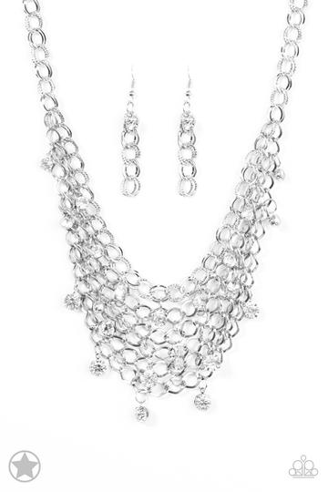 Paparazzi Fishing for Compliments - Silver Necklace