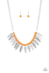 Paparazzi Desert Plumes - Orange