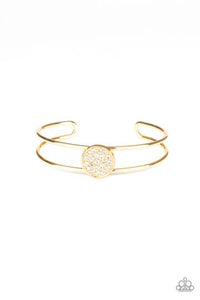 Paparazzi Dial Up The Dazzle - Gold Bracelet