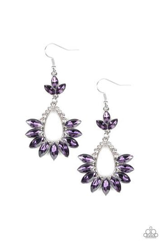Paparazzi Extra Exquisite - Purple Earrings