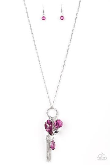 Paparazzi Haute Heartbreaker - Purple Necklace