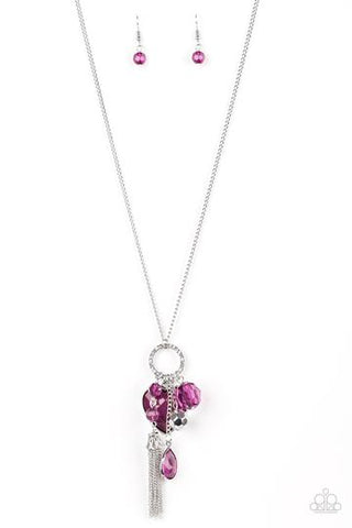 Paparazzi Haute Heartbreaker - Purple Necklace