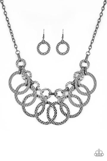 Paparazzi Jammin' Jungle - Black Necklace