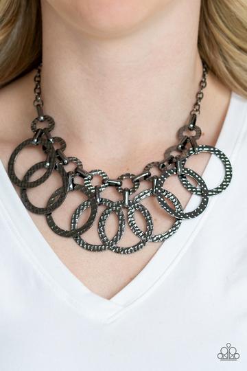 Paparazzi Jammin' Jungle - Black Necklace