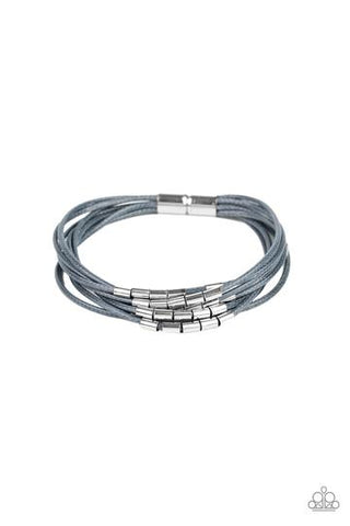 Paparazzi Lay Low - Silver Bracelet