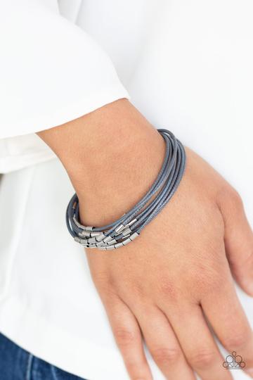Paparazzi Lay Low - Silver Bracelet