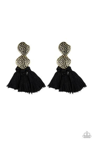 Paparazzi Tenacious Tassel - Black