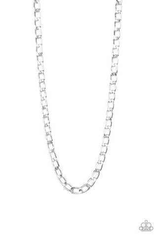 Paparazzi Big Win - Silver Necklace