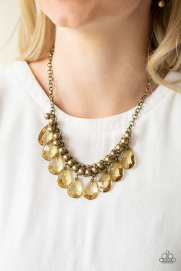 Paparazzi Fashionista Flair - Brass