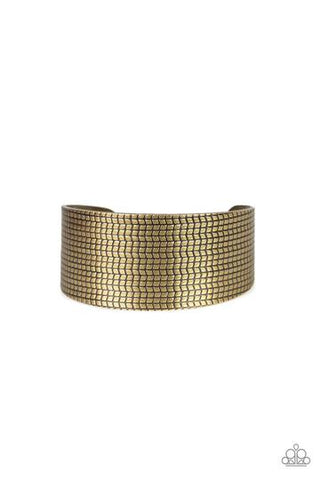Paparazzi Texture Trailblazer - Brass