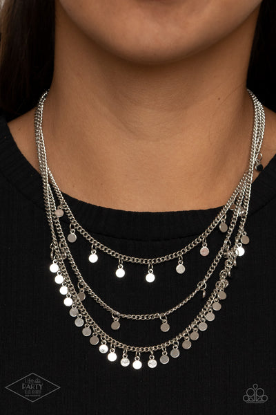 Paparazzi Always On CHIME - Silver Necklace