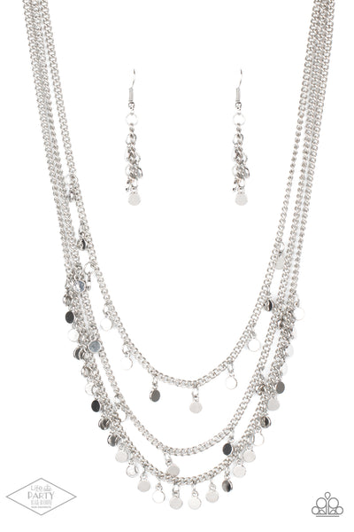 Paparazzi Always On CHIME - Silver Necklace