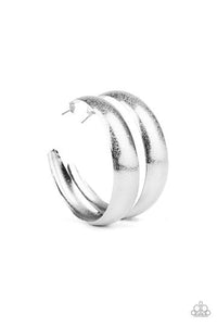 Paparazzi HOOPS! I Did It Again - Silver