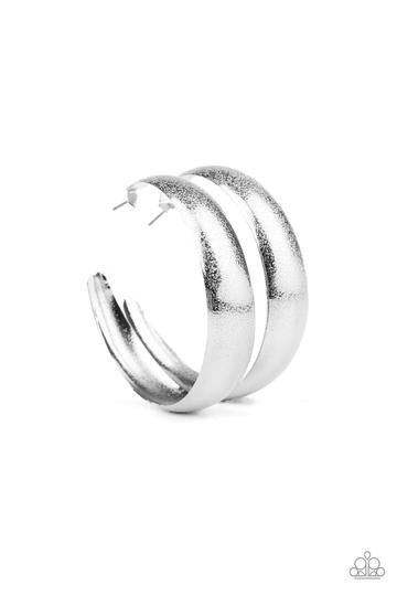 Paparazzi HOOPS! I Did It Again - Silver