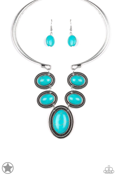 Paparazzi River Ride - Blue Necklace