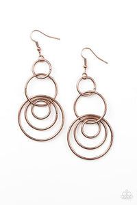 Paparazzi Chic Circles - Copper