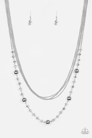 Paparazzi High Standards - Silver Necklace