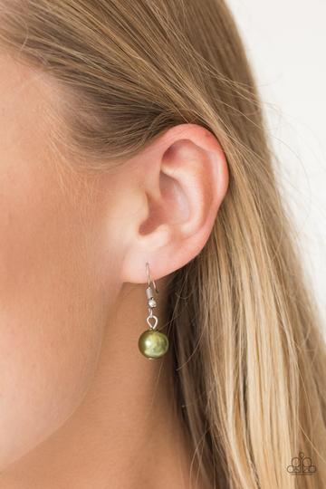 Paparazzi Fiercely Fancy - Green Necklace