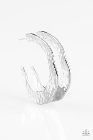 Paparazzi The HOOP Up - Silver