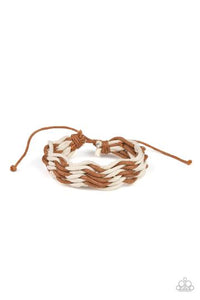 Paparazzi WEAVE High and Dry - Brown