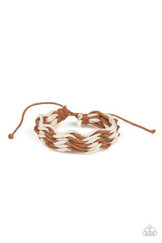 Paparazzi WEAVE High and Dry - Brown