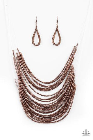 Paparazzi Catwalk Queen - Copper Necklace
