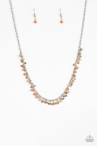 Paparazzi Sailing The Seven Seas - Orange Necklace