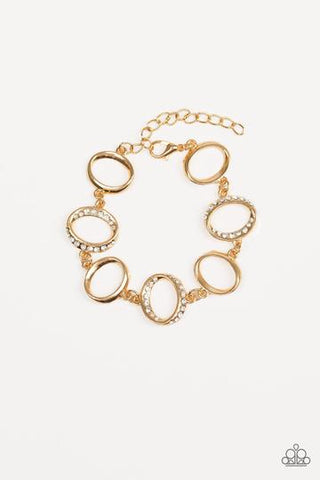 Paparazzi Beautiful Inside and Out - Gold Bracelet