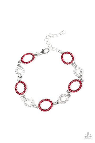 Paparazzi Bubbly Bedazzle - Red