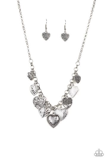 Paparazzi Grow Love - White Necklace