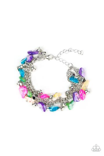 Paparazzi Plentiful Pebbles - Multi Bracelet