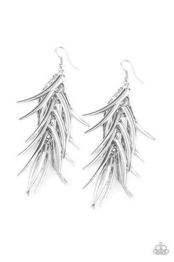 Paparazzi Tasseled Talons - Silver